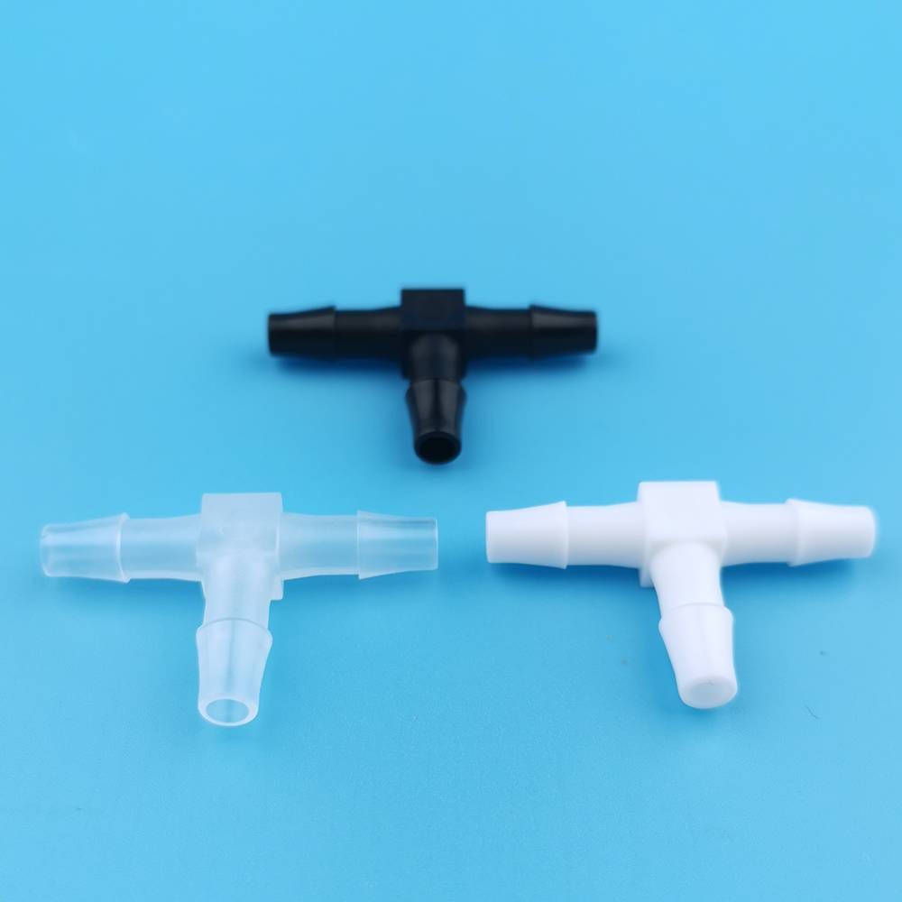T type 3 ways plastic ink tube connector for solvent inkjet printer 