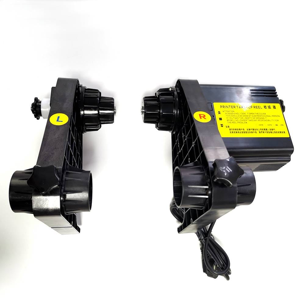 Automatic Media single power printer Take-Up Reel System  